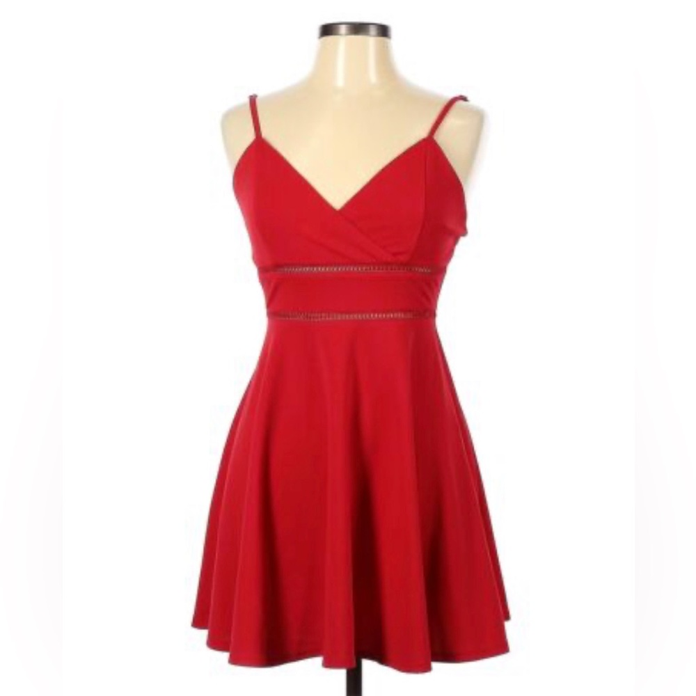 RED MINI DRESS